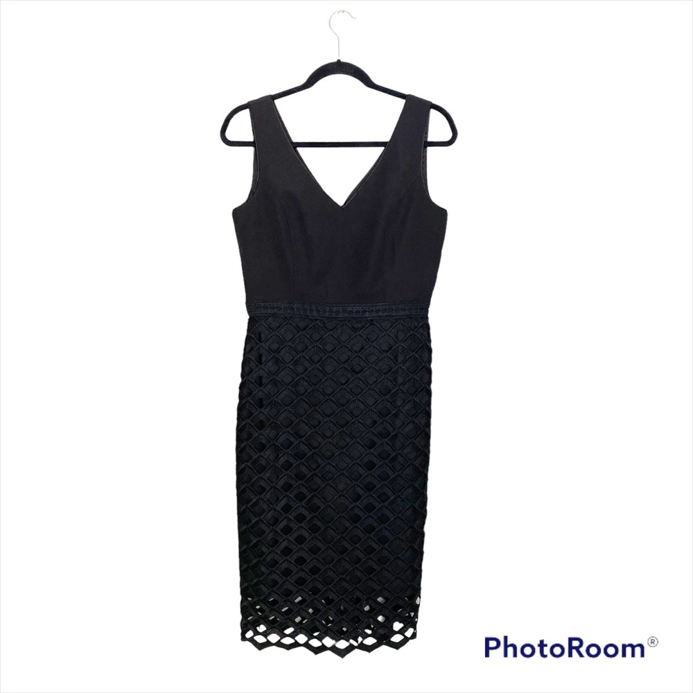 White House Black Market Black Sleeveless Dress